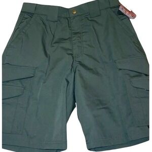 TRU-SPEC 24-7 Series Tactical Cargo Shorts Mens 34 OD Green Ripstop Teflon